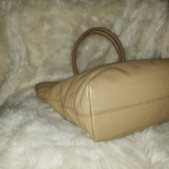 Chanel Double CC Tan Caviar Shopper Tote - Picture 5 of 8